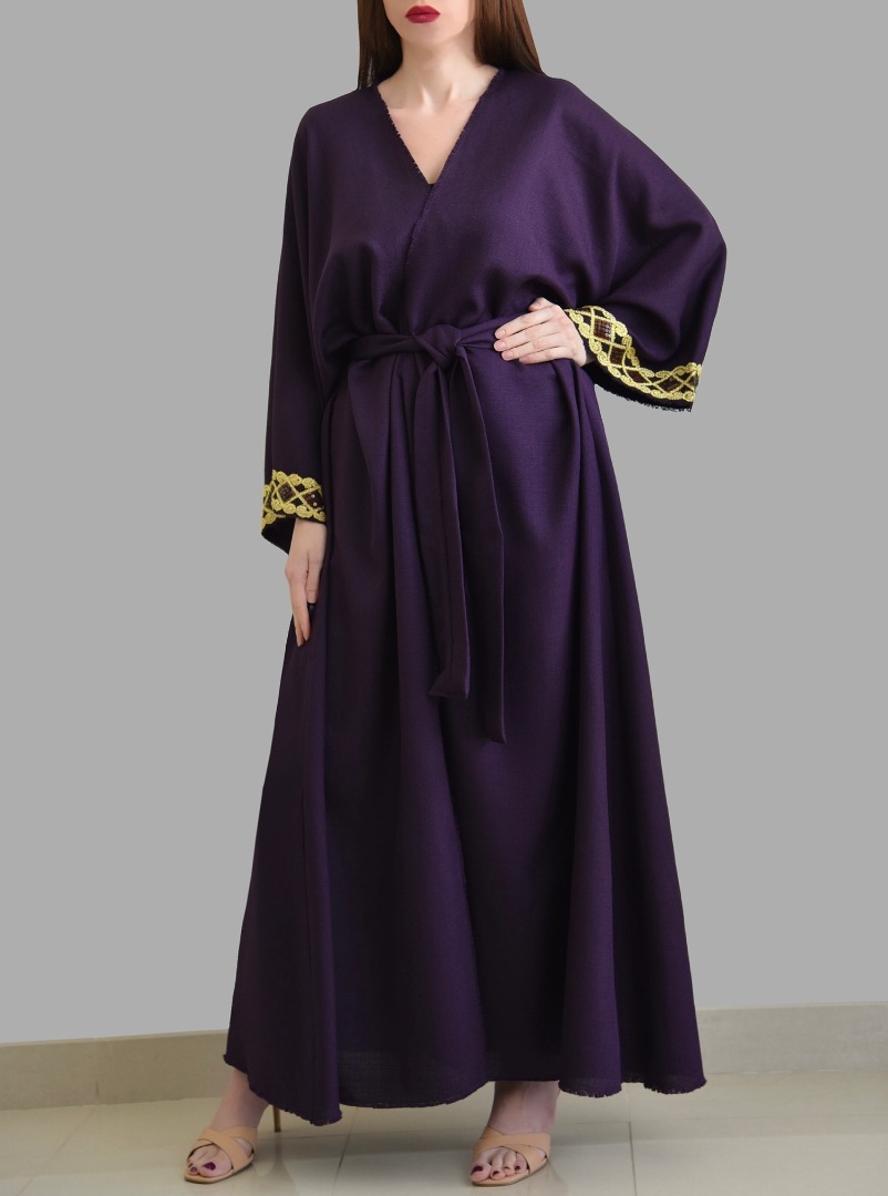 Bluepurple abaya main image 1