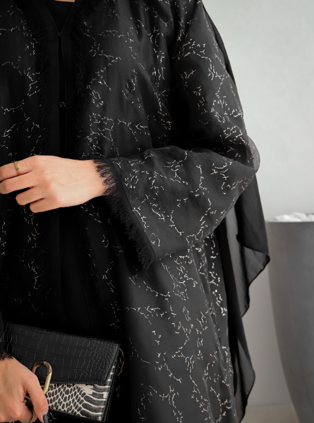 Code:101 A simple and elegant daily abaya with Abayas from Navyline at ...