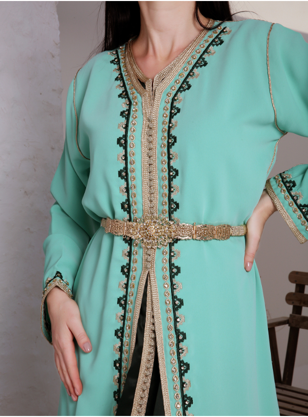 Moroccan kaftan Moroccan kaftan crepe Kaftans from at Boksha