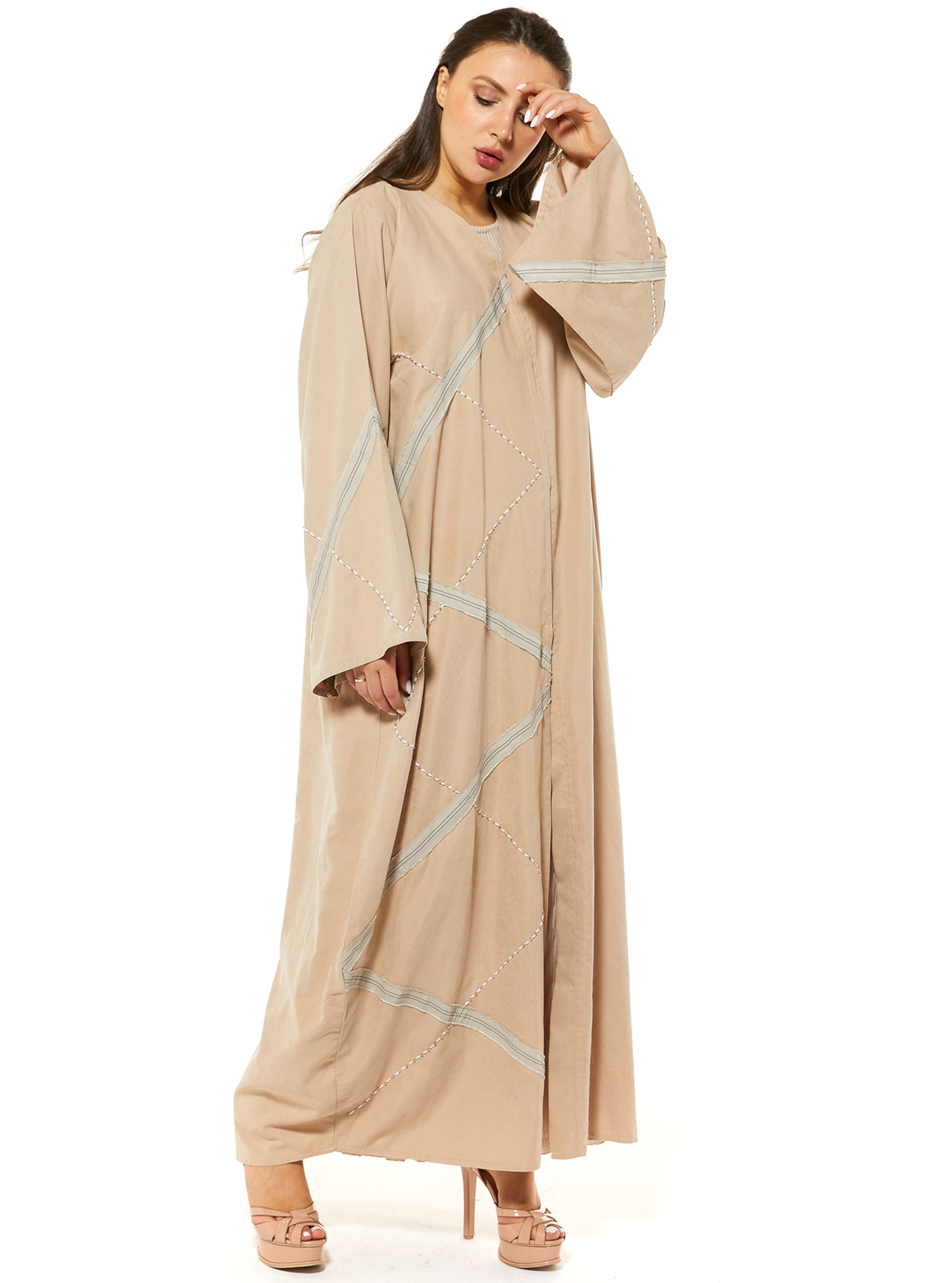 Beige Casual Beige Casual Abaya Abayas from Moistreet at Boksha