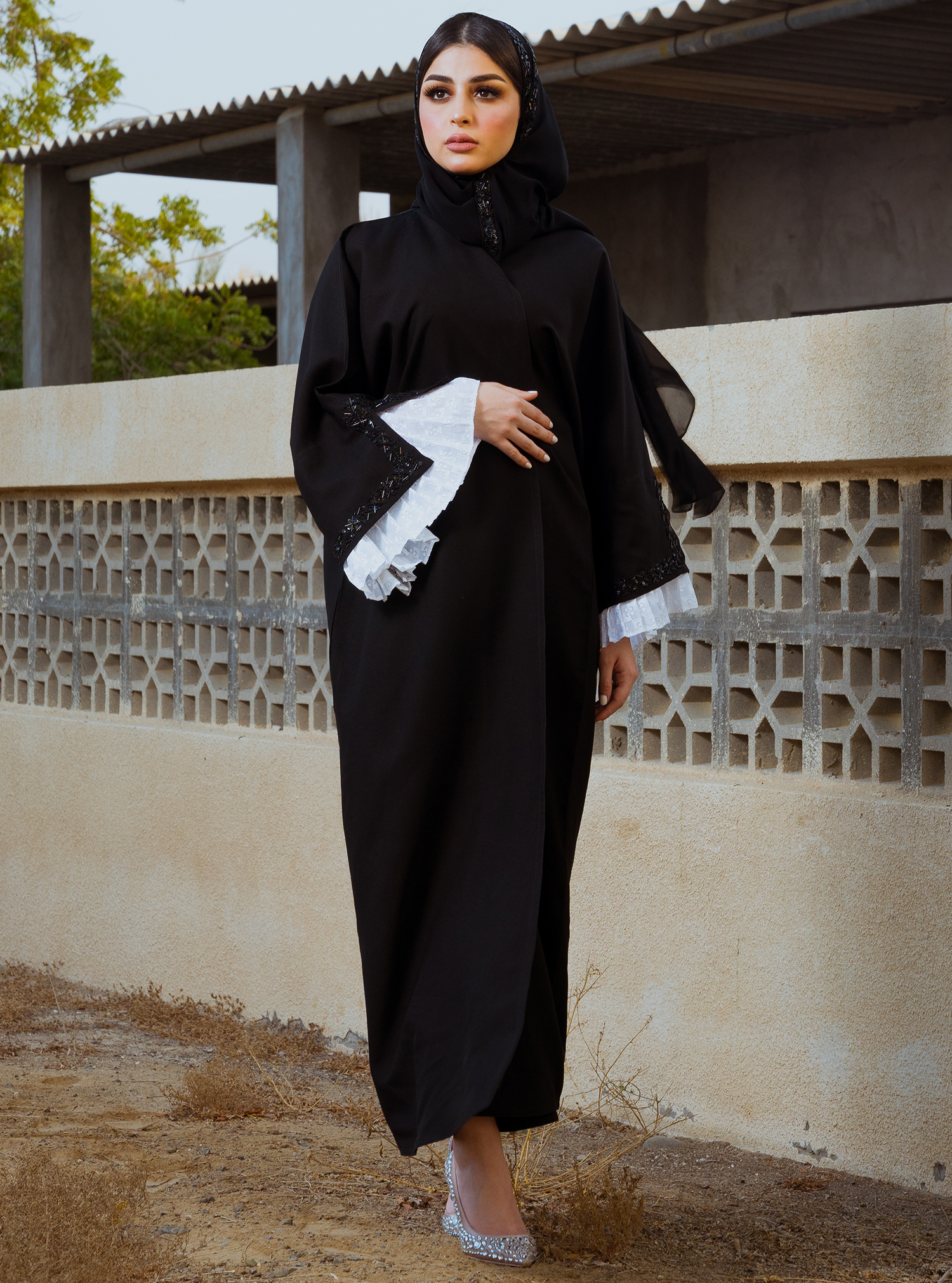 Long casual dress (Modern Islamic clothing store for veiled women) - Black  Colour Select size XS