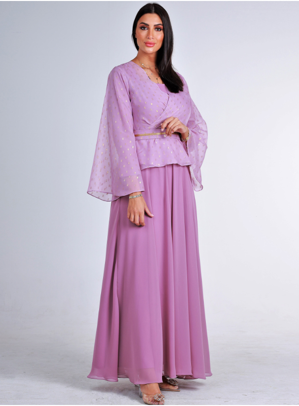 2241AP dress maxi dress with kimono and belt Dresses from Revelo ...