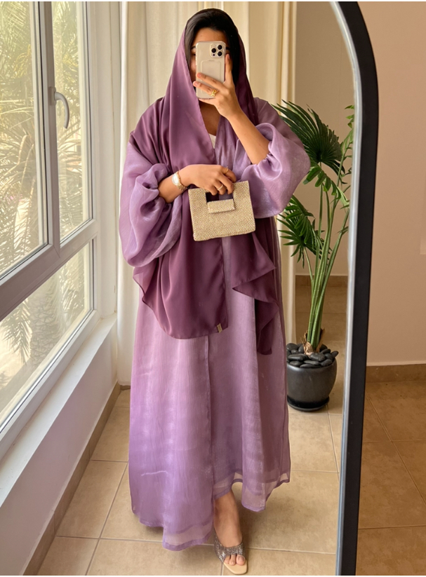 MEI45 Lavender Purple Abaya Abayas from Mei at Boksha