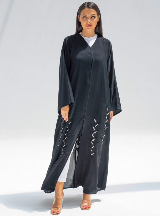 Yasmeen The Yasmeen abaya is made of high quality nada fabric, with ...