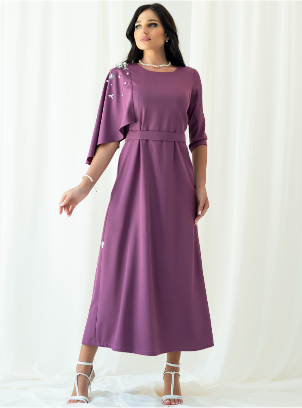 strapless open back dress Experience The Beading Elegance Modest Dress main image 1