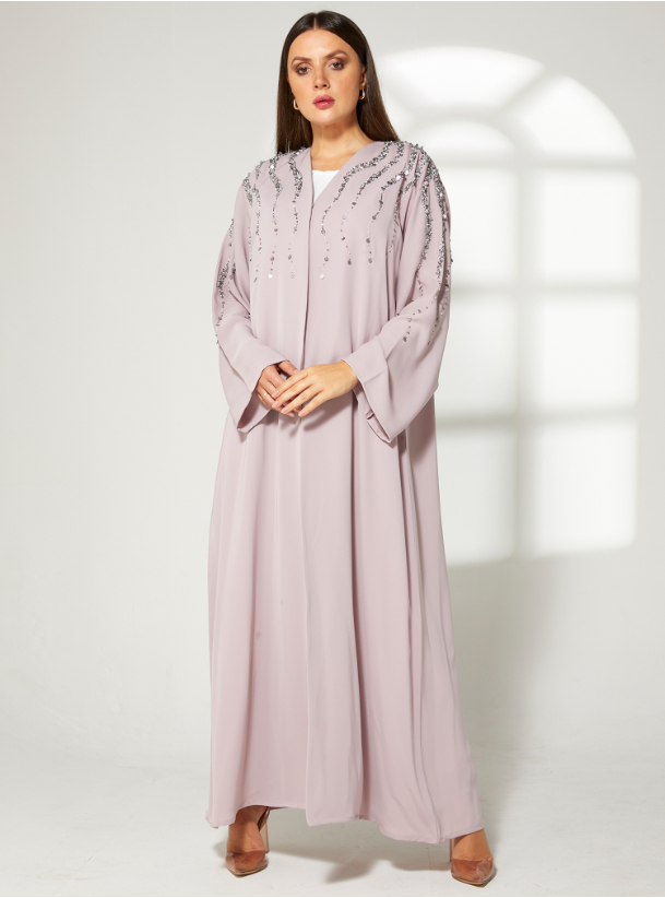Lavender with Silver Abaya #8097400 main image 0