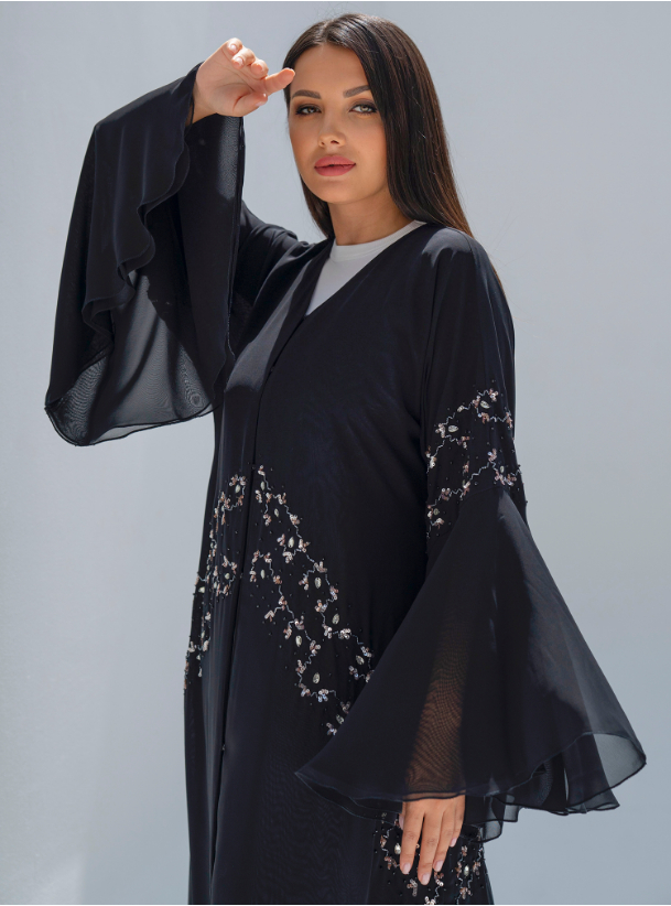 Jawaher The Jawaher abaya is made of high quality, double chiffon ...