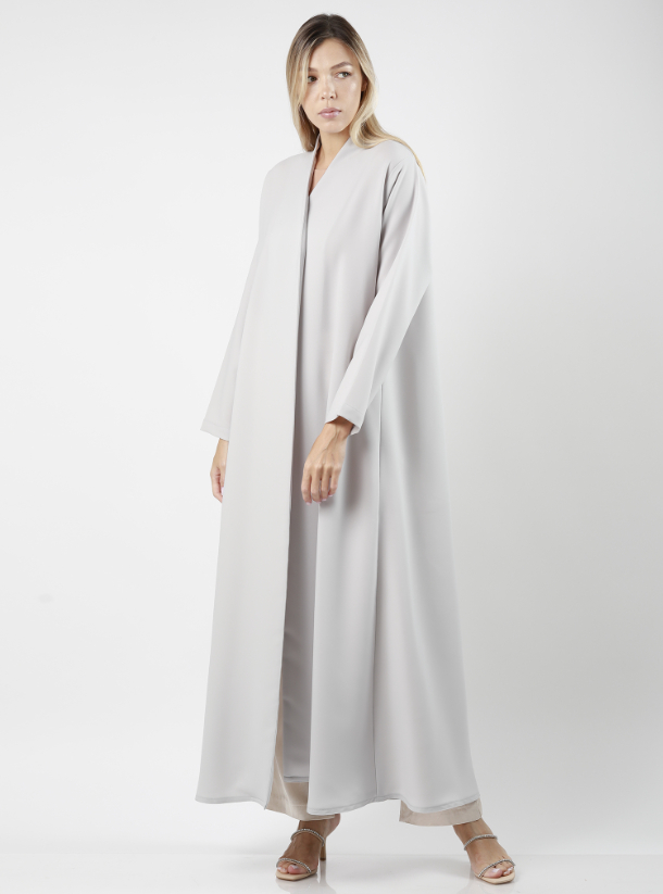 Angelica Abaya Angelica Abaya in pearl grey shade. Comes with a ...