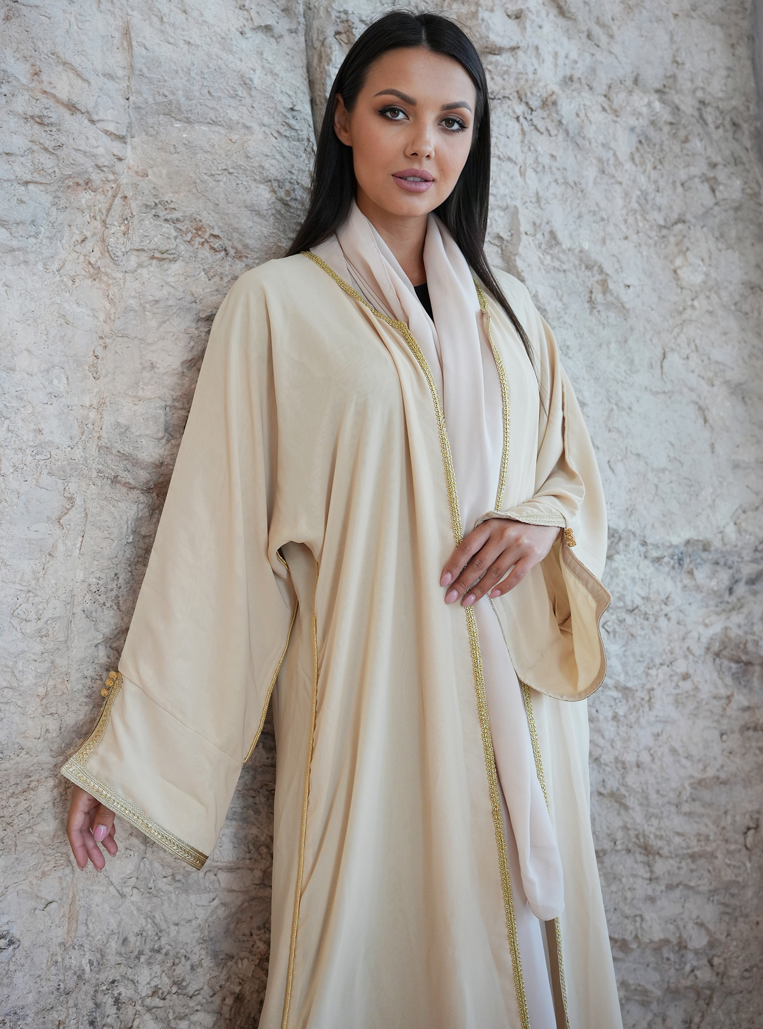 Moroccan touch The Moroccan touch abaya is characterised by the sfifa ...