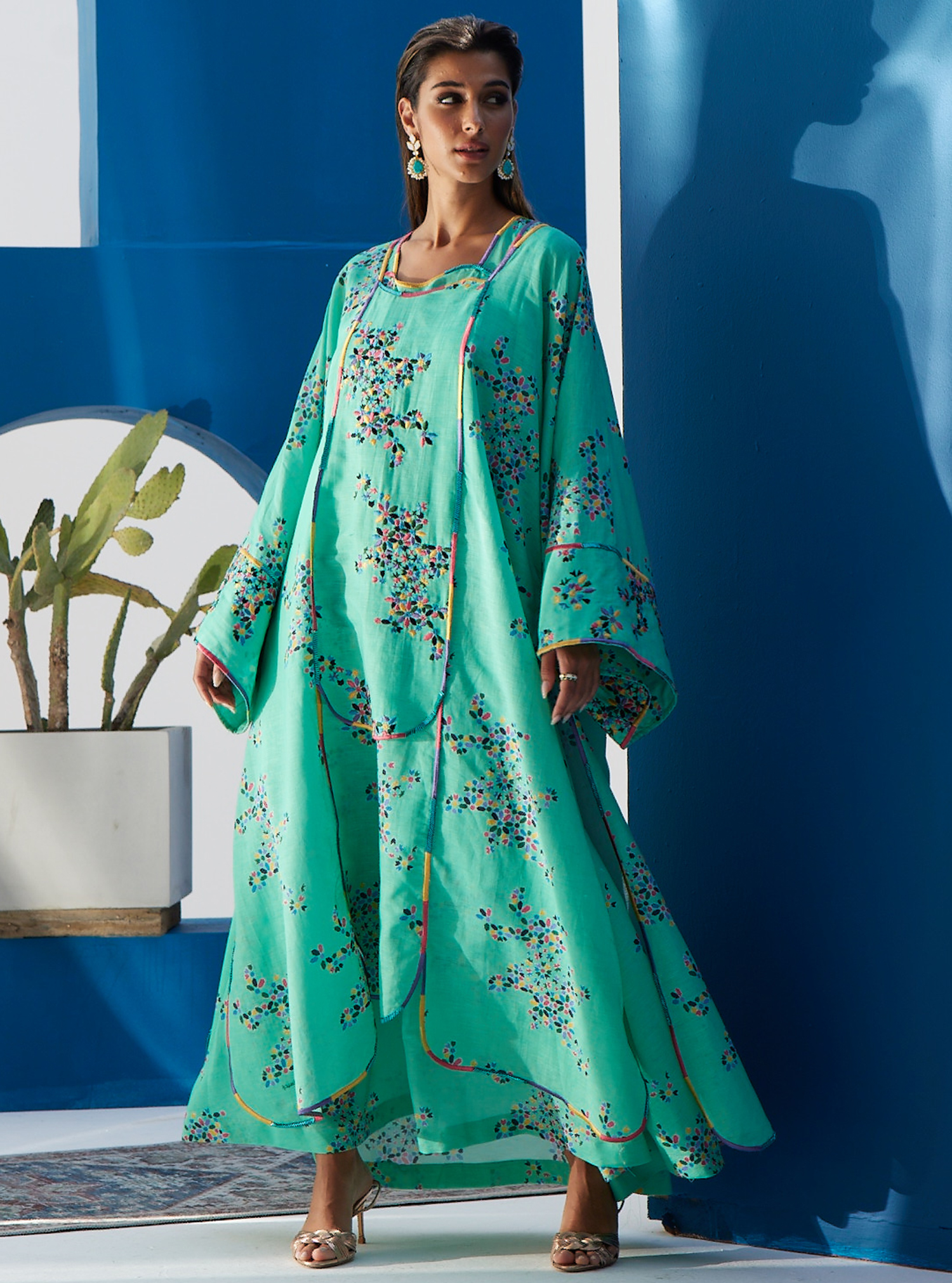 BH001 Kaftan 2 Piece tiffany kaftan adorned with embroidery Kaftans ...