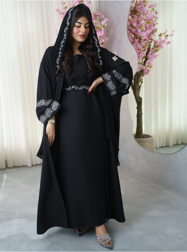 Abaya set 4 pieces abaya Abayas from Juman Abayas at Boksha