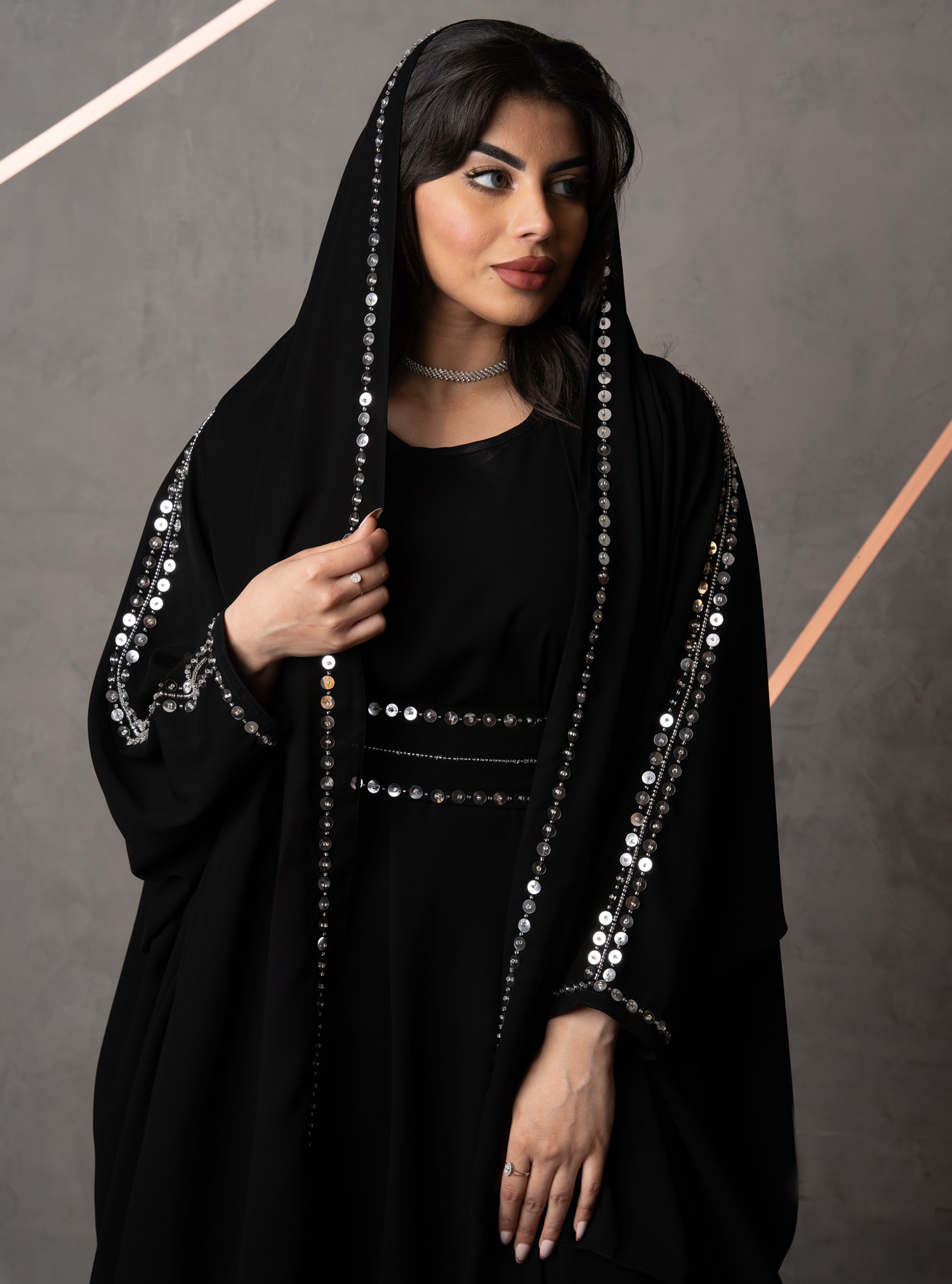 Abaya set Full set 4 pieces Abayas from Juman Abayas at Boksha