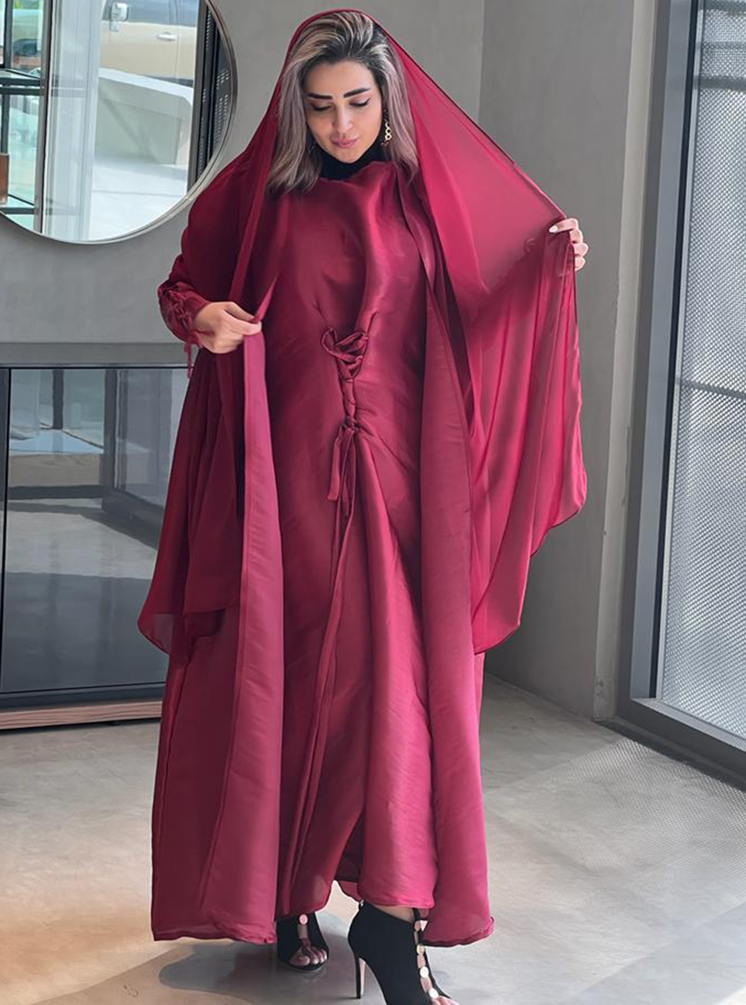 2-in-1 Abaya Jeddah Jewel