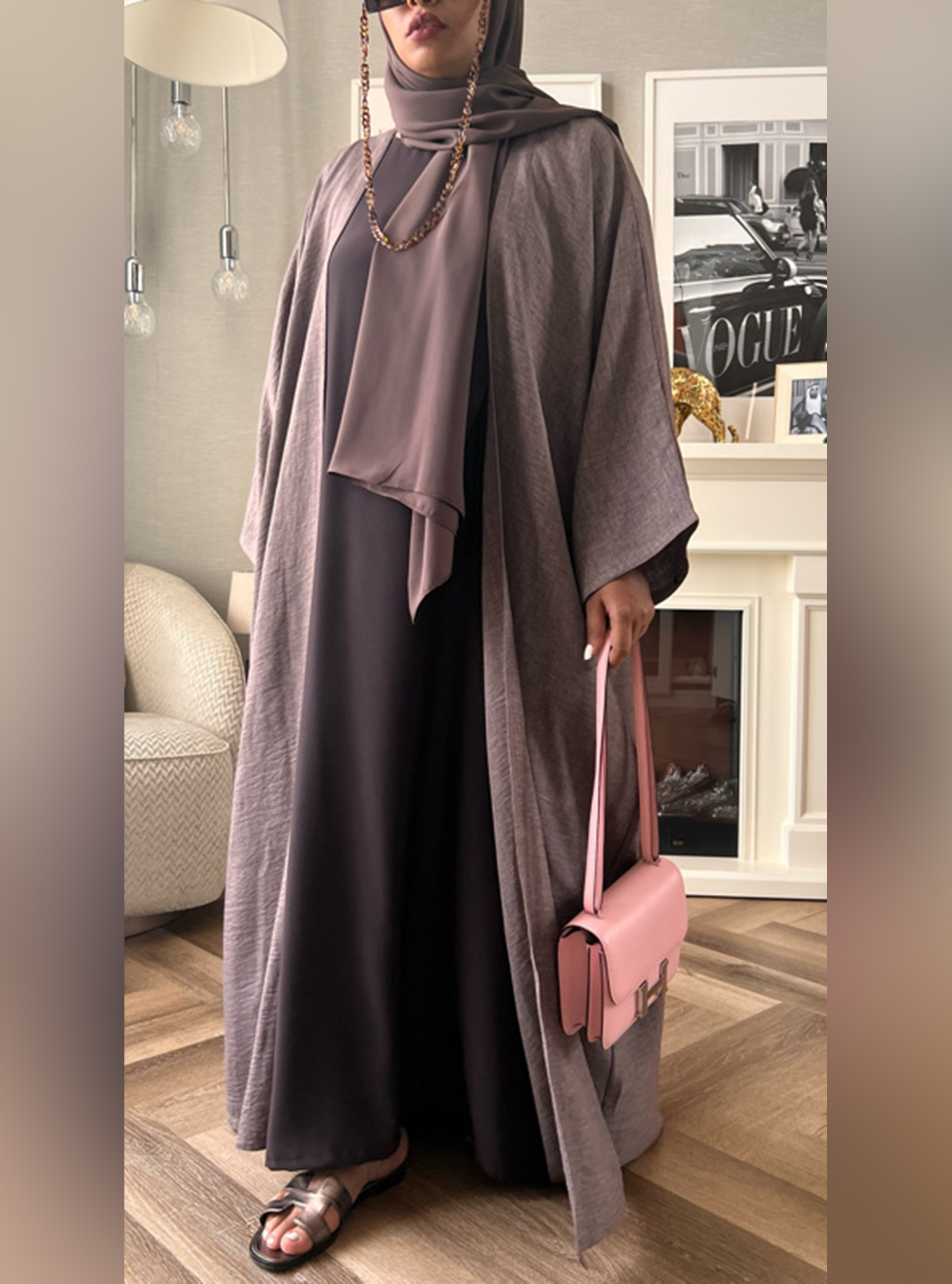 MOONSTONE SAND ABAYA main image 1