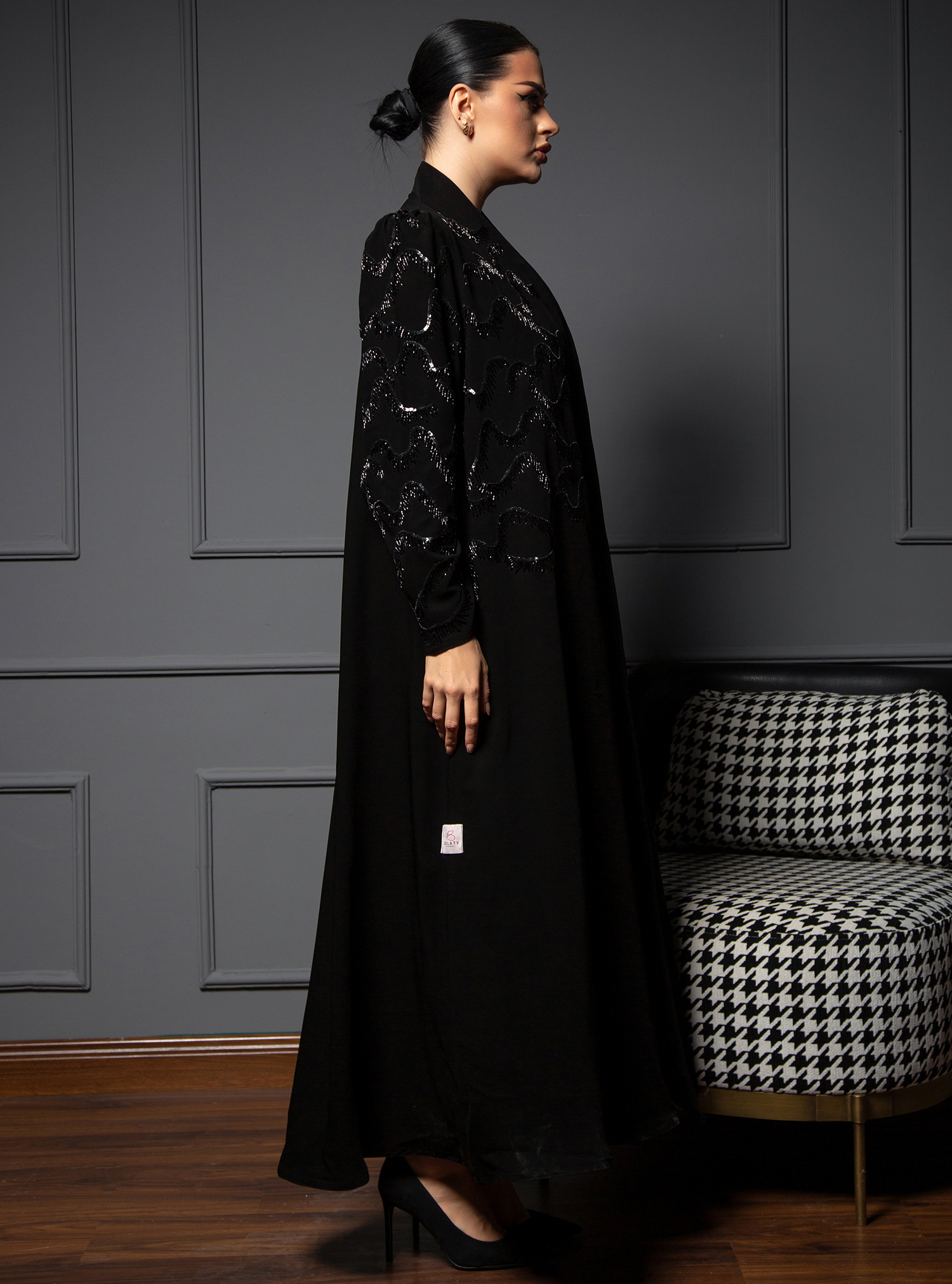 Luxury Abaya Dress - Black main image 0
