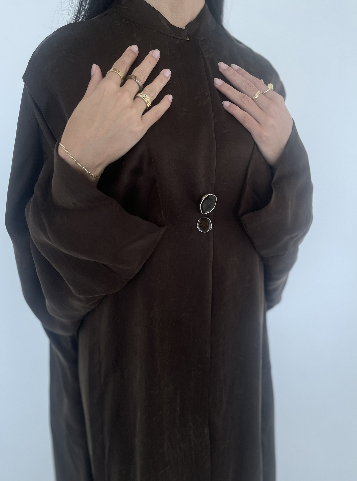 Basic Printed Boho (Brown Abaya) main image 0