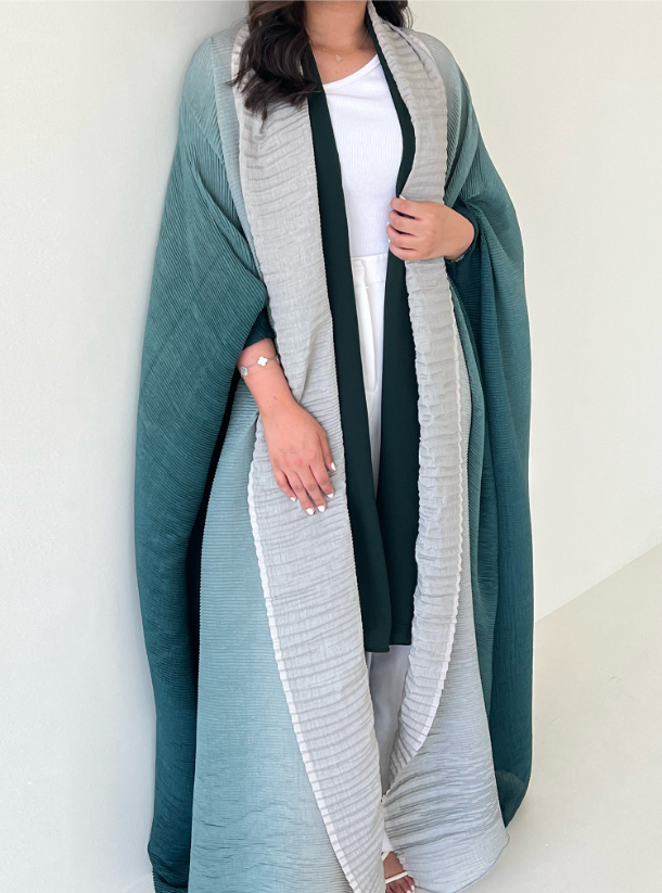 Pleated Sleeve Abaya main image 0