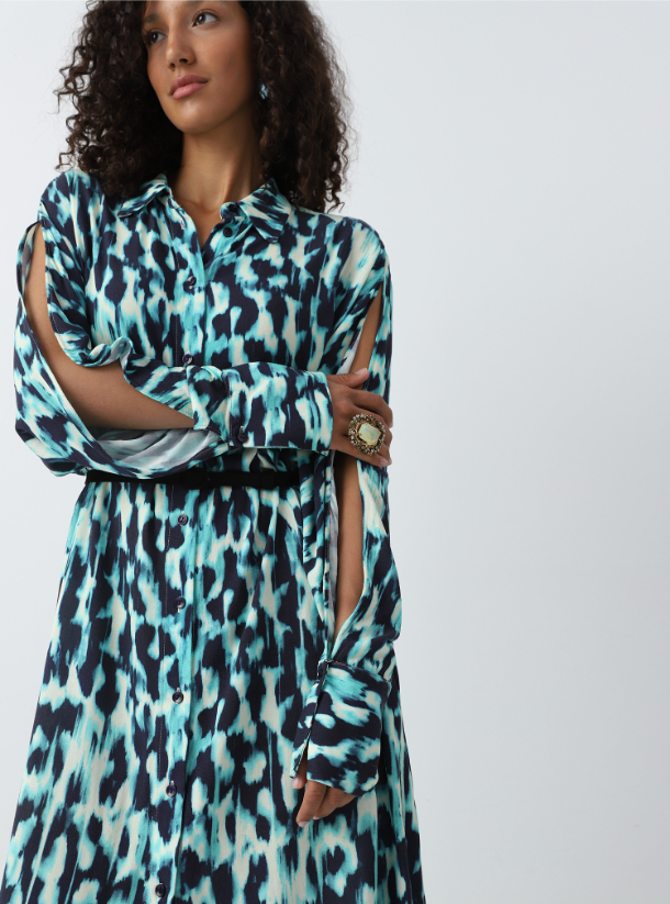 Mitica Luna Loose fit midi dress Dresses from Zafaa at Boksha
