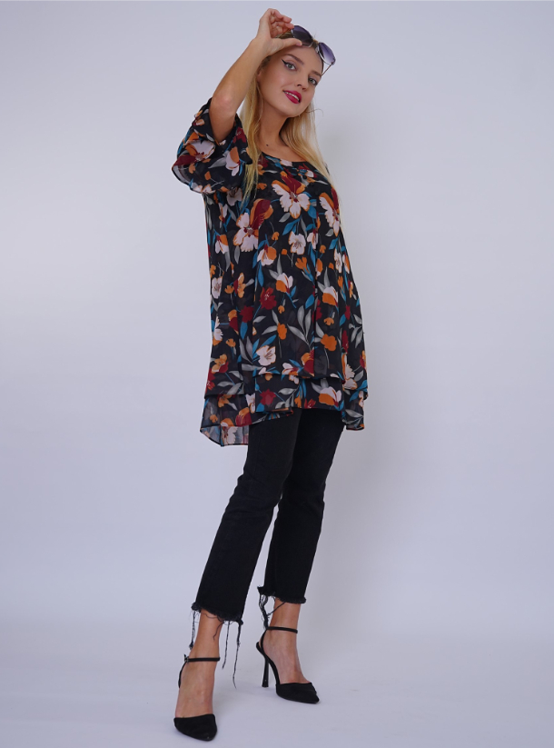 Chiffon Wrap Shirt