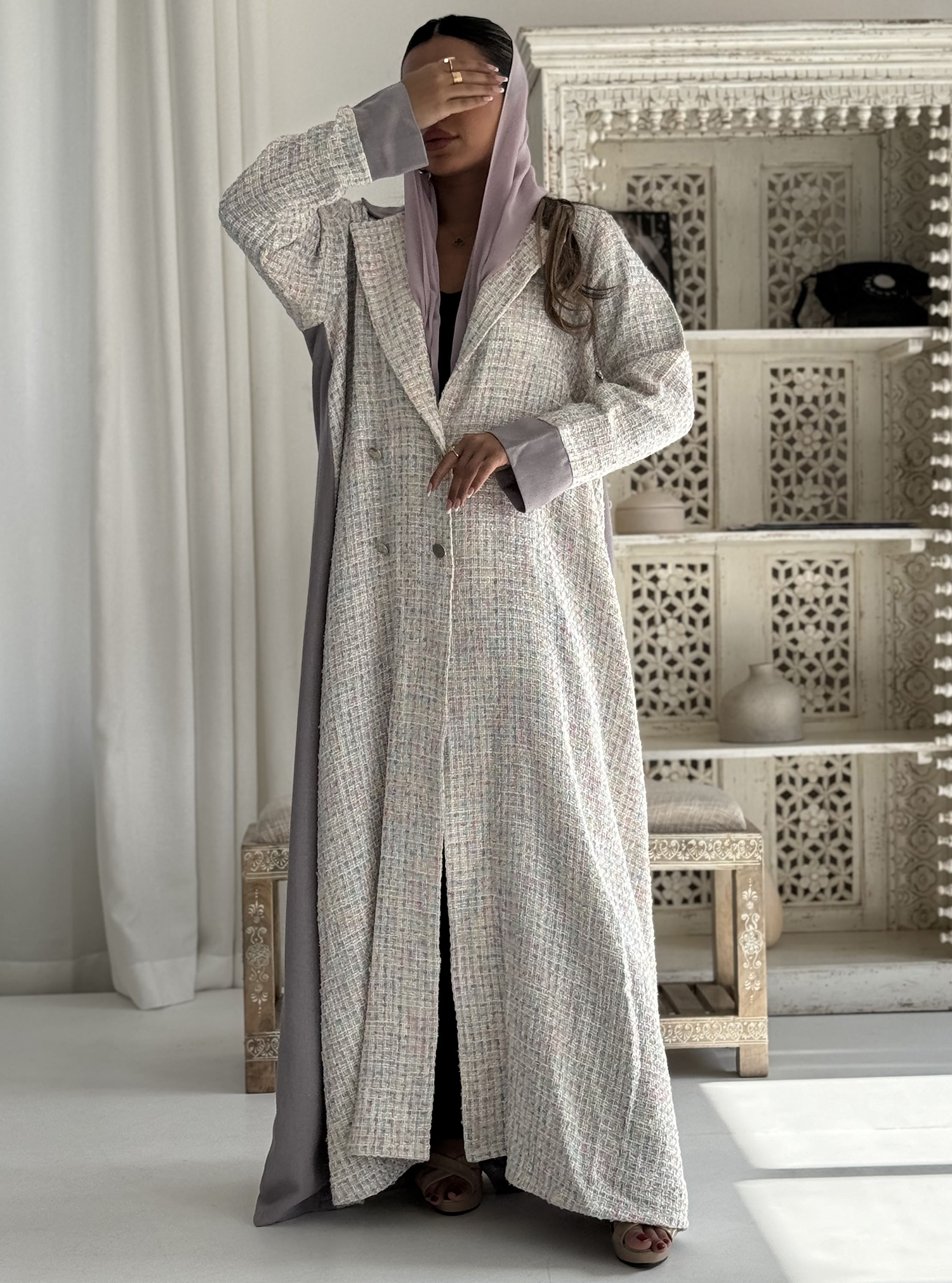 Tweed abaya hotsell