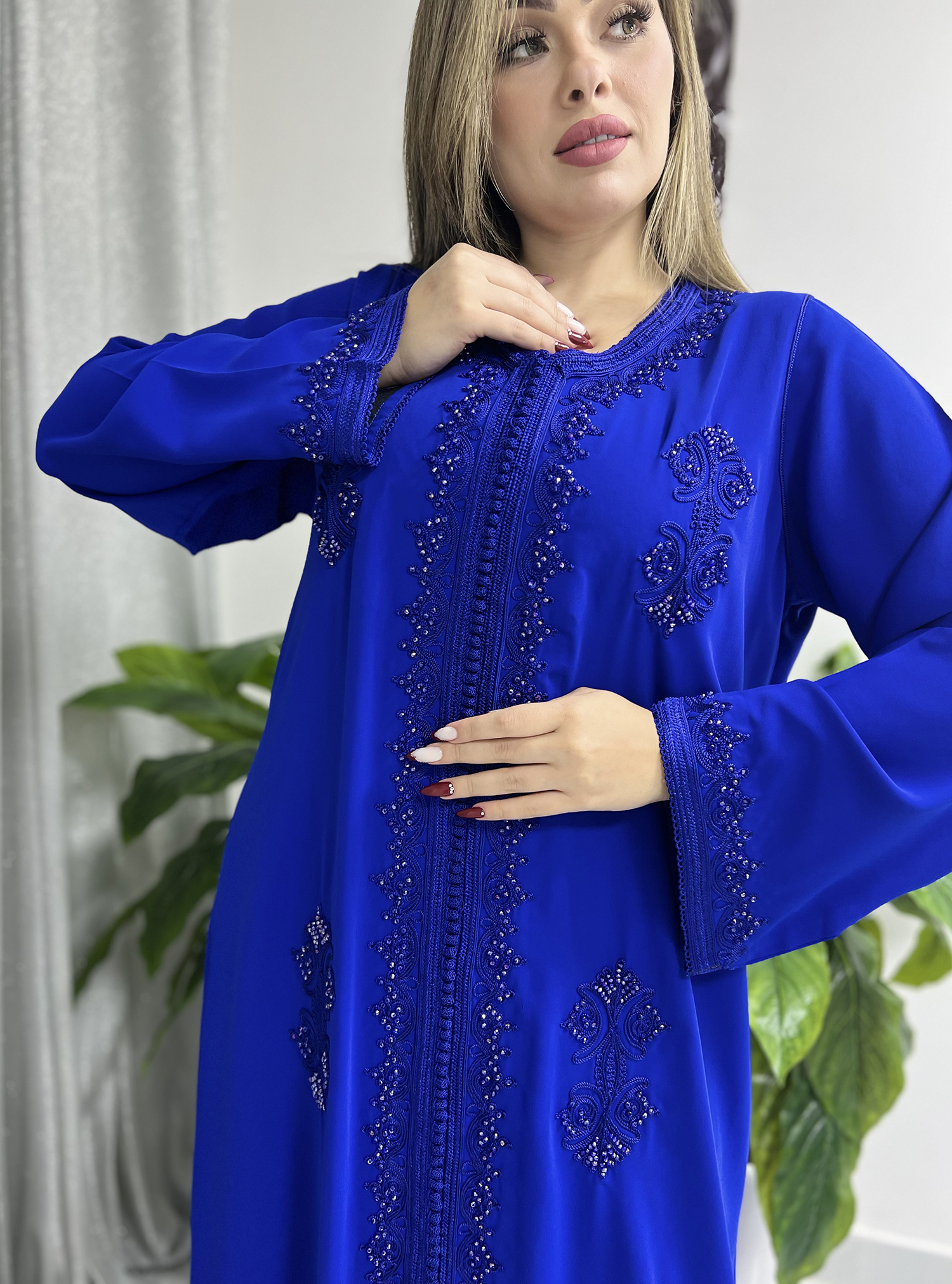 Djellaba bleu roi 2019 sale