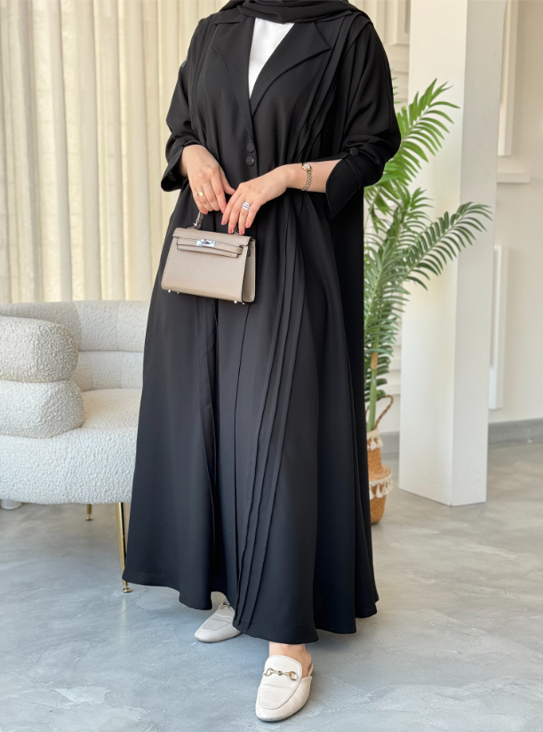 Daily abaya Daily wear blazer-cut abaya with matching headscarf Abayas ...