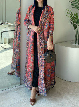 H-Red Abaya