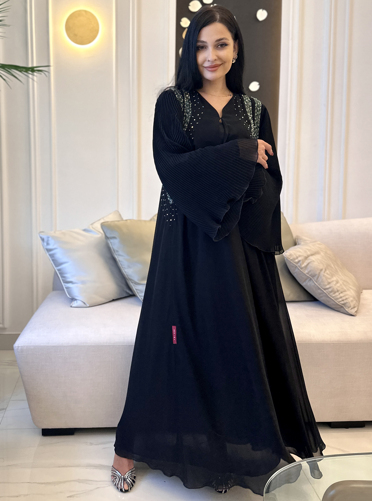 Elegant Abaya Elegant abaya adorned with intricate embroidery and ...