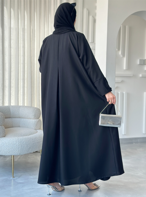 Daily Wear Black Daily Wear Abaya With Matching Headscarf. Abayas From 