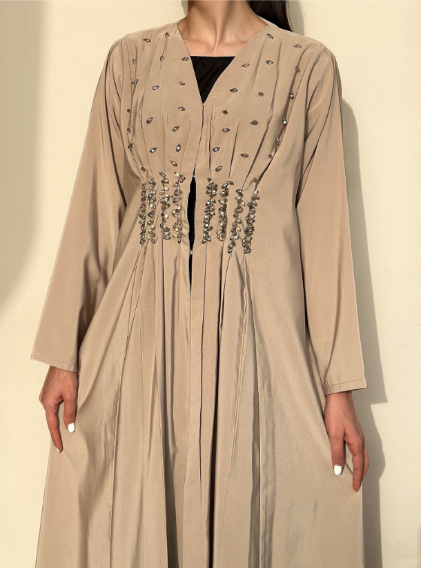 Premium Mosaic Dusk Open Abaya - Desert Jewel - LIMITED EDITION main image 0