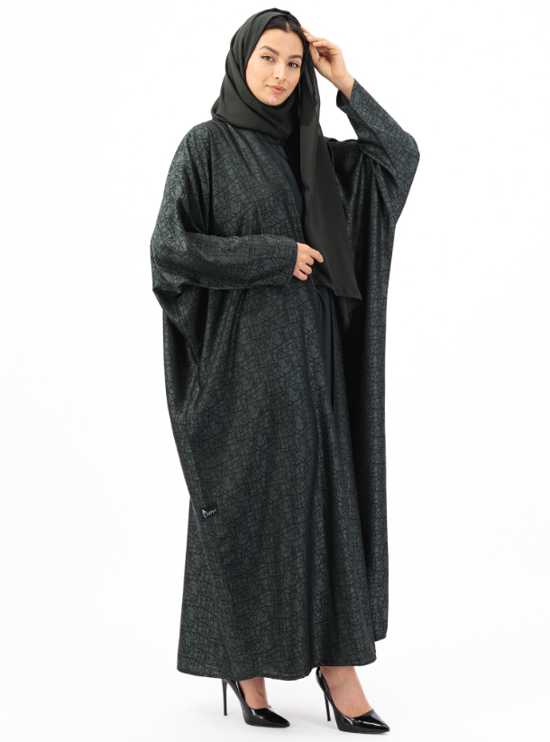 Tigress 184 Front open abaya with inner and matching headscarf Abayas ...