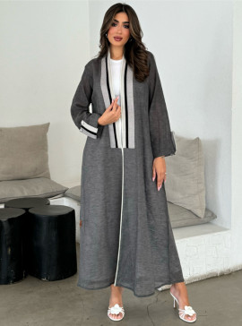 Gray Abaya