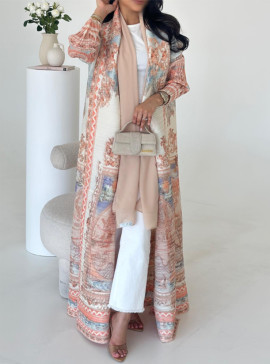 Pleated abaya