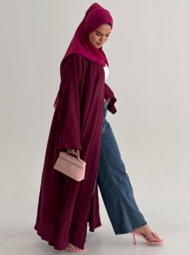 Fuchsia abaya