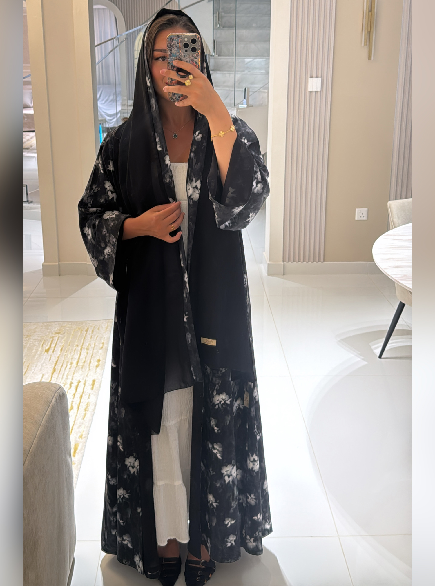 Floral Abaya